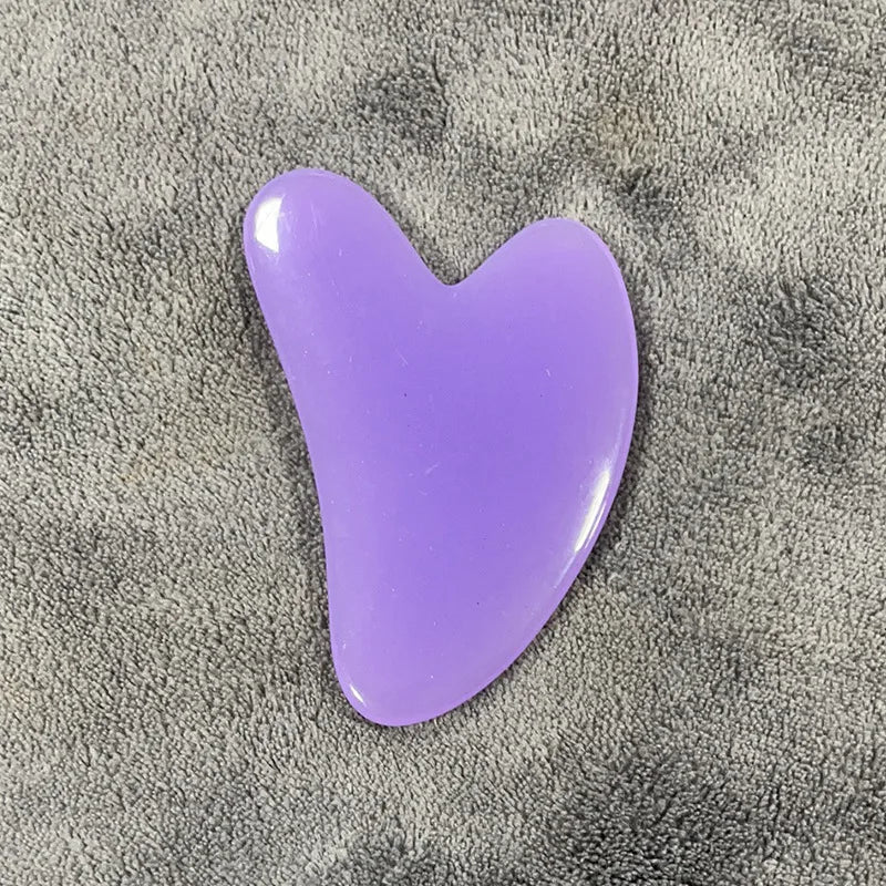 Rose Quartz Gua Sha Massage Board – Premium Facial Scraping Tool for Face, Neck & Body | Natural Stone Lymphatic Drainage Massager