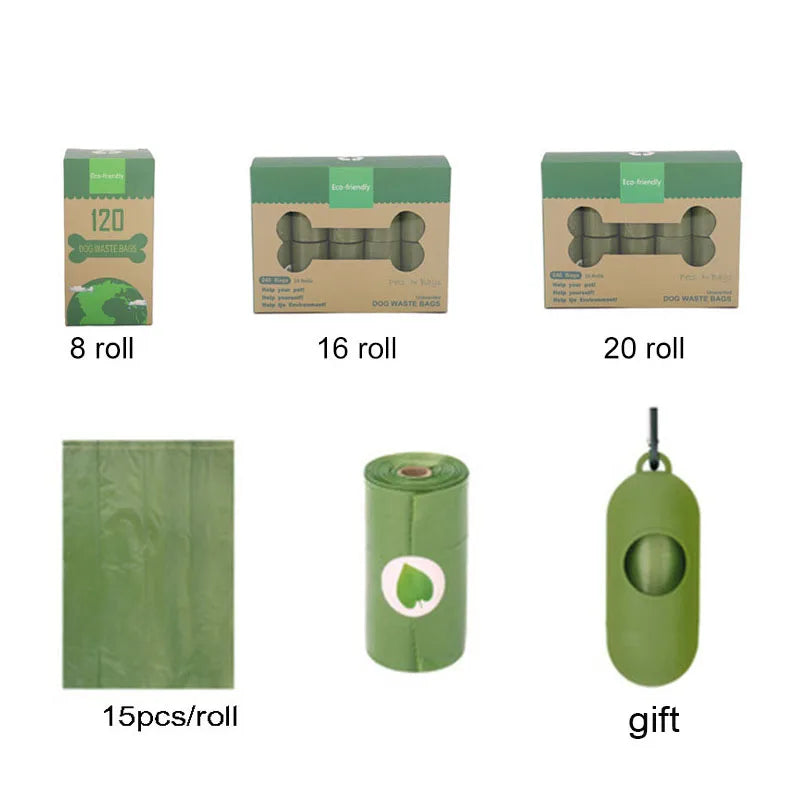 Biodegradable Dog Poop Bags with Dispenser – Premium Leak-Proof Eco-Friendly Pet Waste Bags for Dogs, Puppy Walks, Travel, Parks & Outdoor Adventures