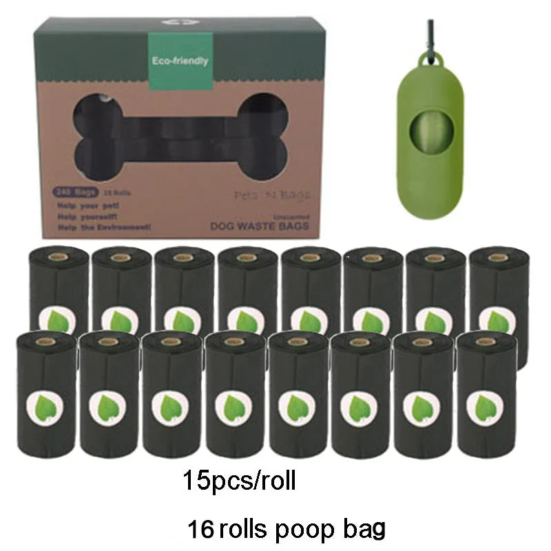 Biodegradable Dog Poop Bags with Dispenser – Premium Leak-Proof Eco-Friendly Pet Waste Bags for Dogs, Puppy Walks, Travel, Parks & Outdoor Adventures