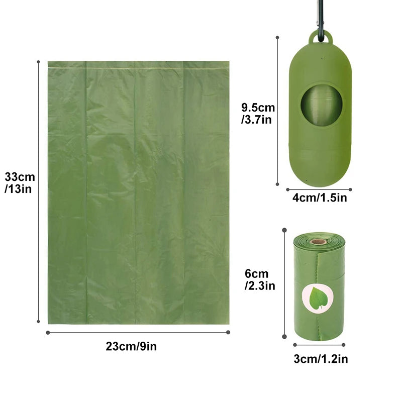 Biodegradable Dog Poop Bags with Dispenser – Premium Leak-Proof Eco-Friendly Pet Waste Bags for Dogs, Puppy Walks, Travel, Parks & Outdoor Adventures