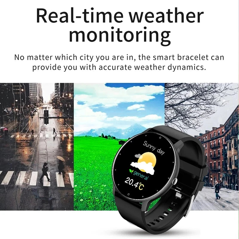 LIGE 2026 Smart Watch for Men & Women – Fitness Tracker with Heart Rate Monitor, Waterproof Sports Watch, Bluetooth Call & Activity Tracker for Android & iOS