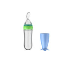 Silicone Baby Food Feeder Bottle with Spoon