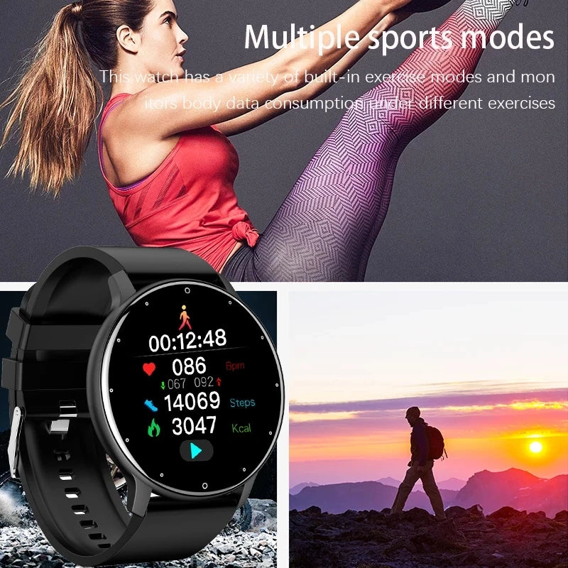 LIGE 2026 Smart Watch for Men & Women – Fitness Tracker with Heart Rate Monitor, Waterproof Sports Watch, Bluetooth Call & Activity Tracker for Android & iOS