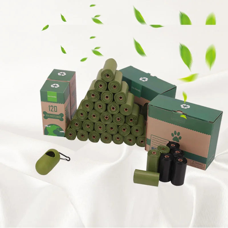 Biodegradable Dog Poop Bags with Dispenser – Premium Leak-Proof Eco-Friendly Pet Waste Bags for Dogs, Puppy Walks, Travel, Parks & Outdoor Adventures