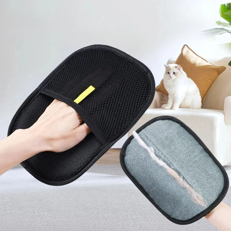 FurSweep™ Reusable Pet Hair Remover Glove for Furniture, Clothing & Car Seats