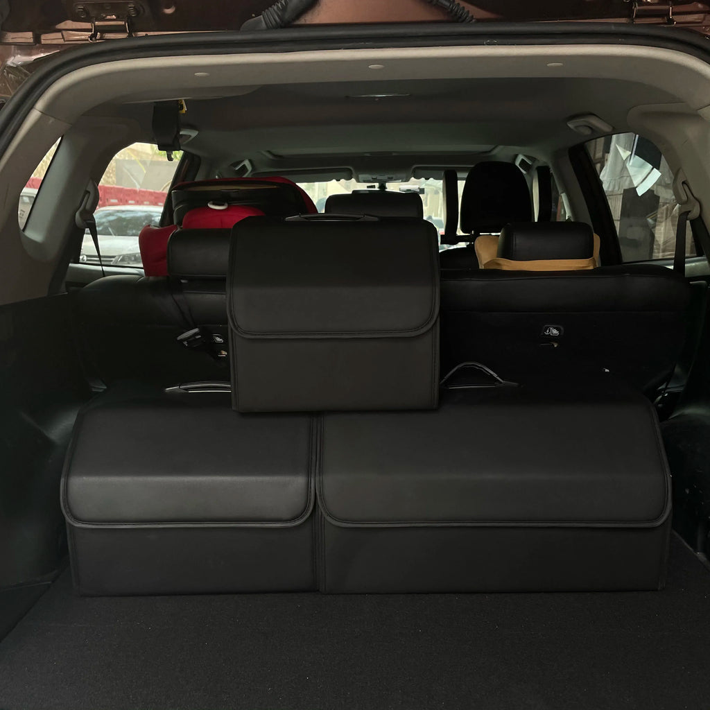 PU Leather Car Trunk Organizer