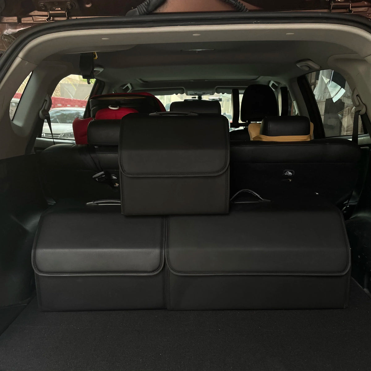 PU Leather Car Trunk Organizer