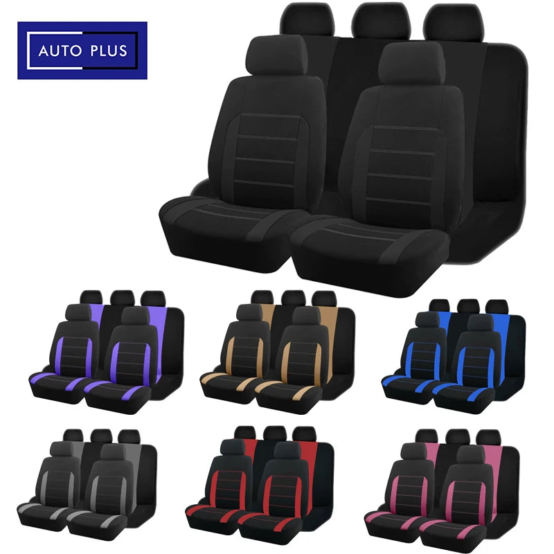 DriveStyle™ Universal Car Seat Cover Set – Full Interior Protection for Cars, SUVs & Trucks