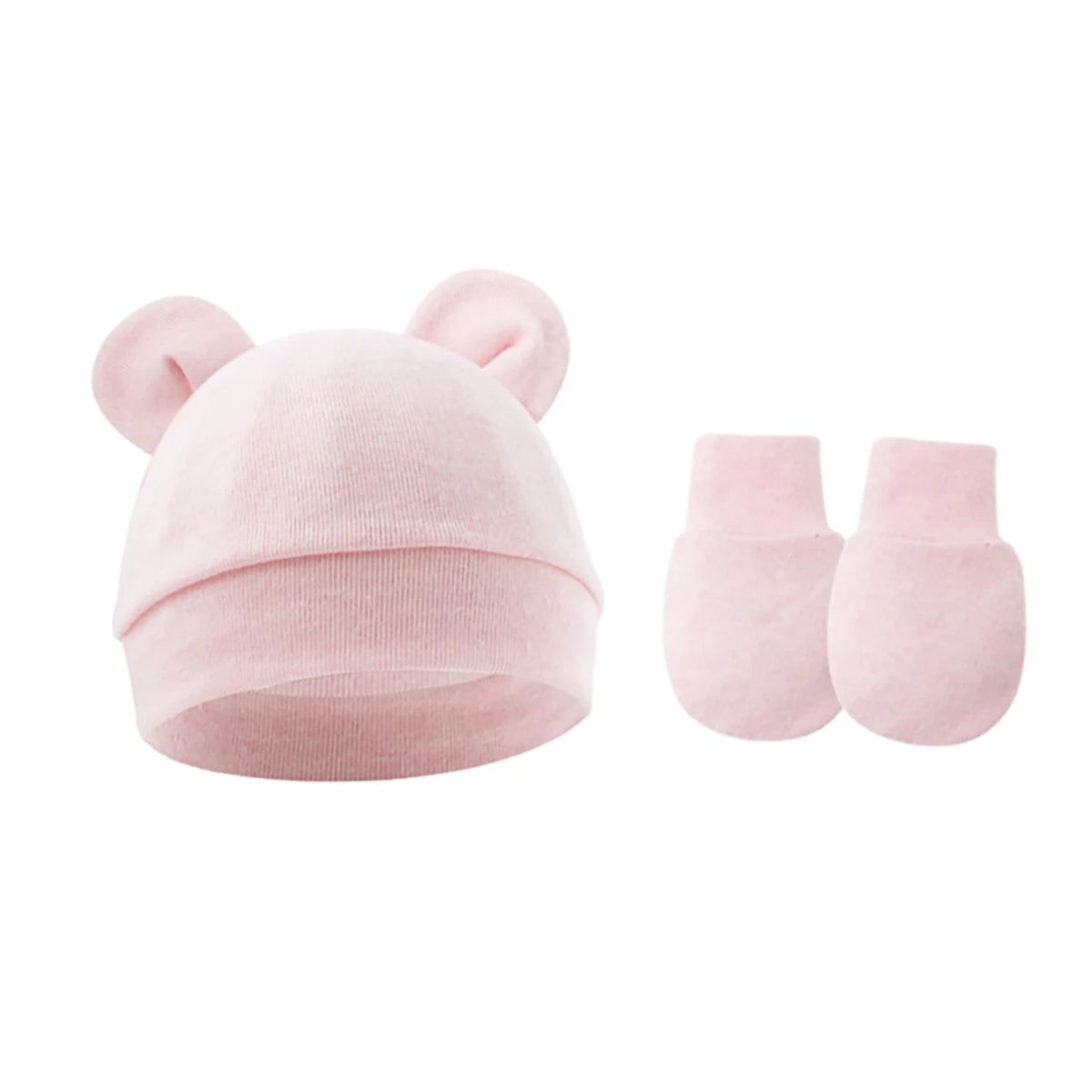 Cute Bear Ears Baby Beanie Hat – Soft Cotton Infant Cap 0-12 Months