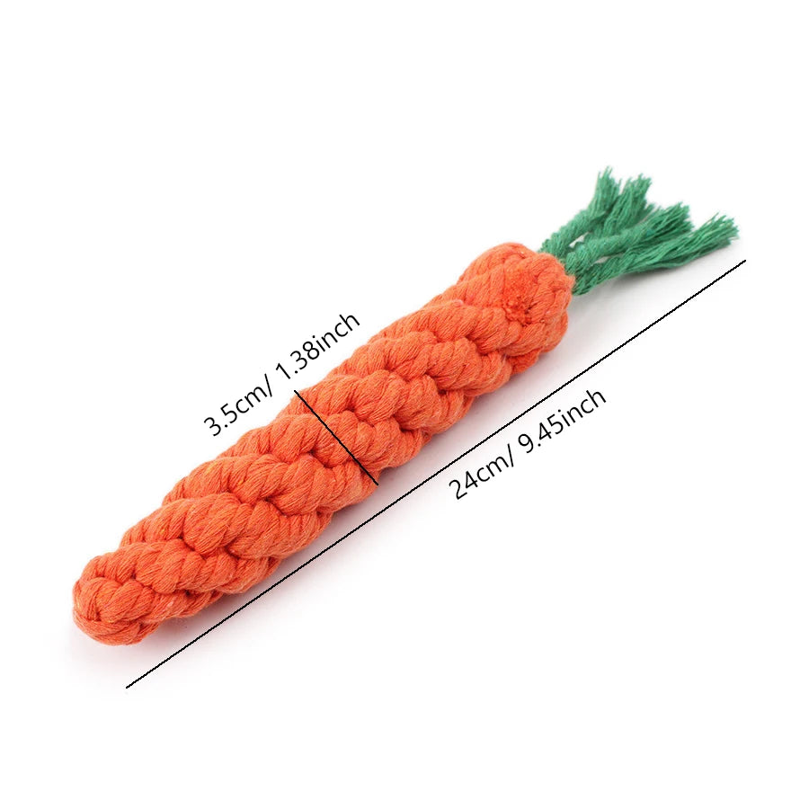 CloudRest™ Carrot Rope Chew Toy