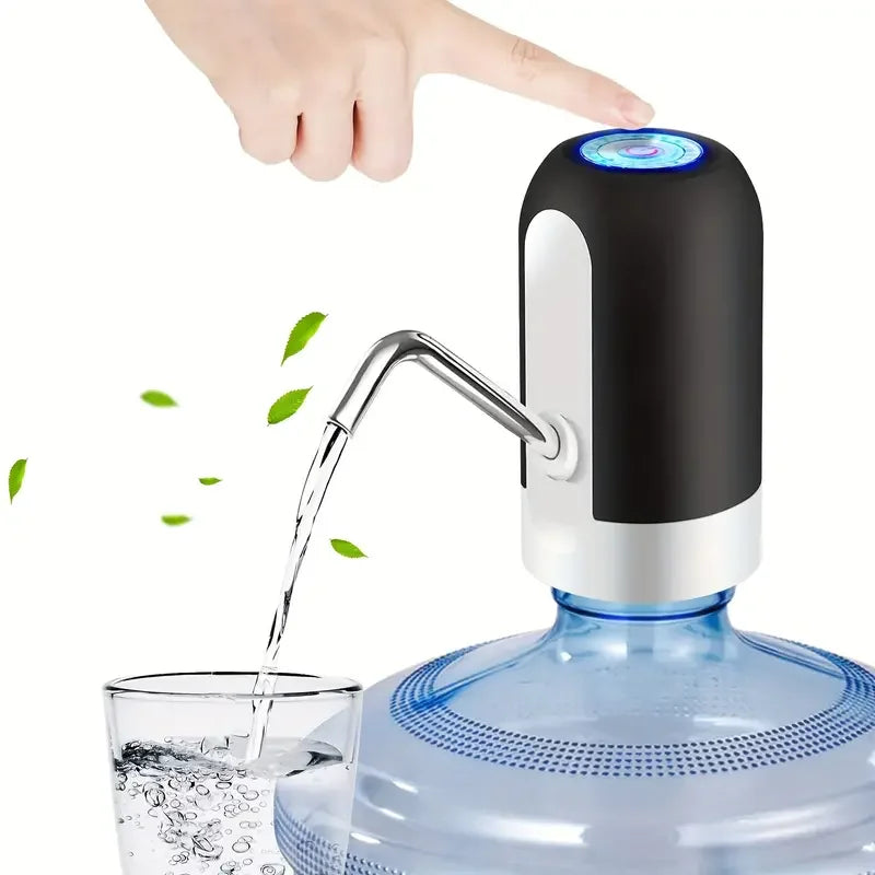 USB Rechargeable Electric Water Bottle Pump – Portable Automatic Drinking Water Dispenser for Camping & Home