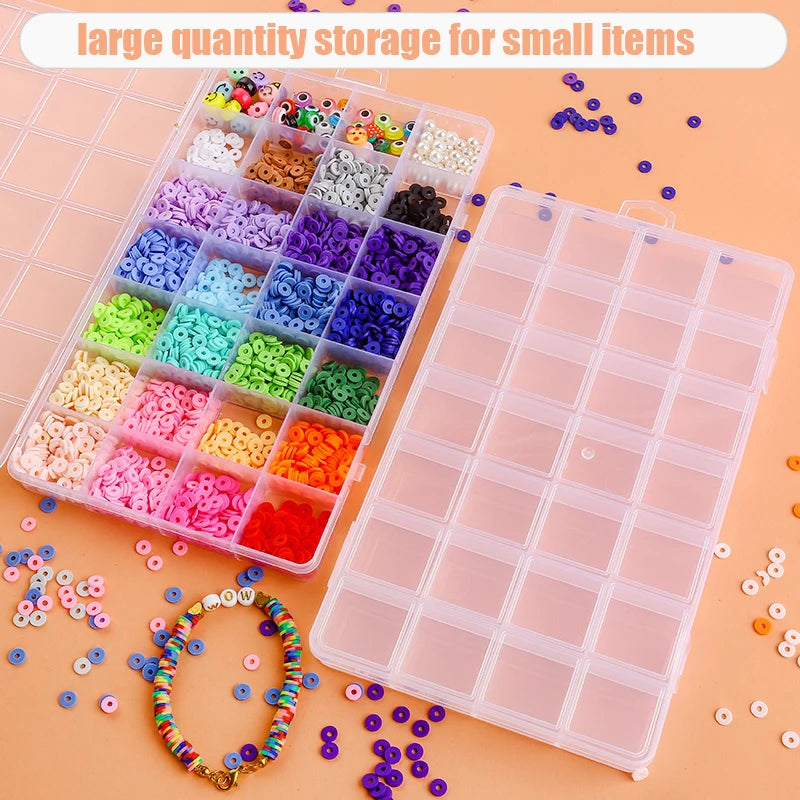 Clear Jewelry & Bead Organizer Box