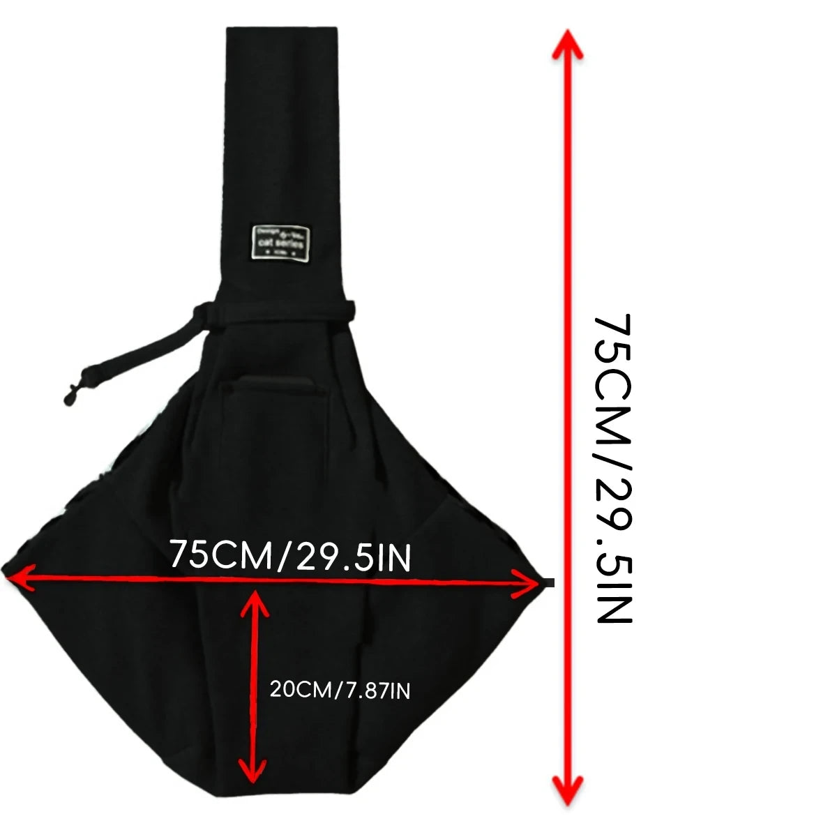 Luxury Pet Sling Carrier | Comfortable Shoulder Travel Bag for Small Dogs, Puppies & Cats