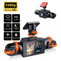 1080P FHD Multi-Camera Dash Cam with Night Vision, Parking Monitor & G-Sensor