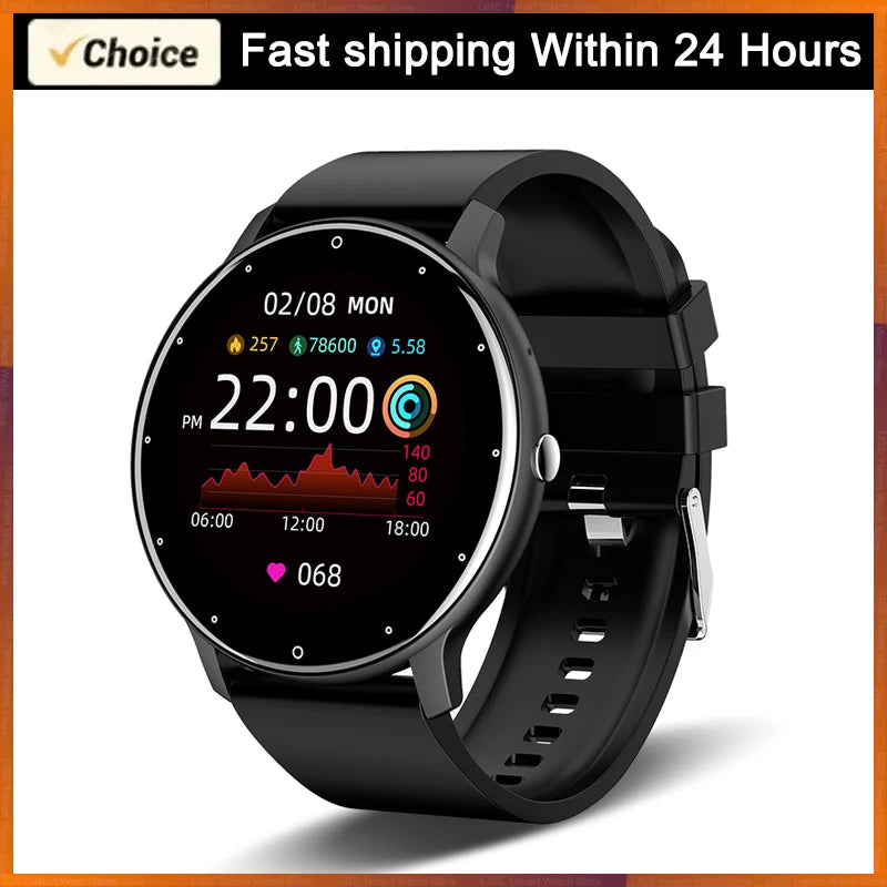 LIGE 2026 Smart Watch for Men & Women – Fitness Tracker with Heart Rate Monitor, Waterproof Sports Watch, Bluetooth Call & Activity Tracker for Android & iOS