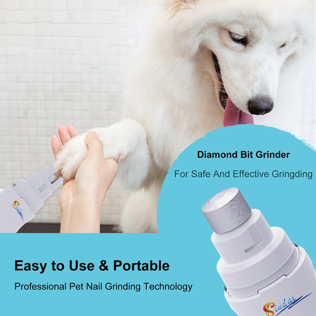 PawPerfect™ Rechargeable Dog Nail Grinder