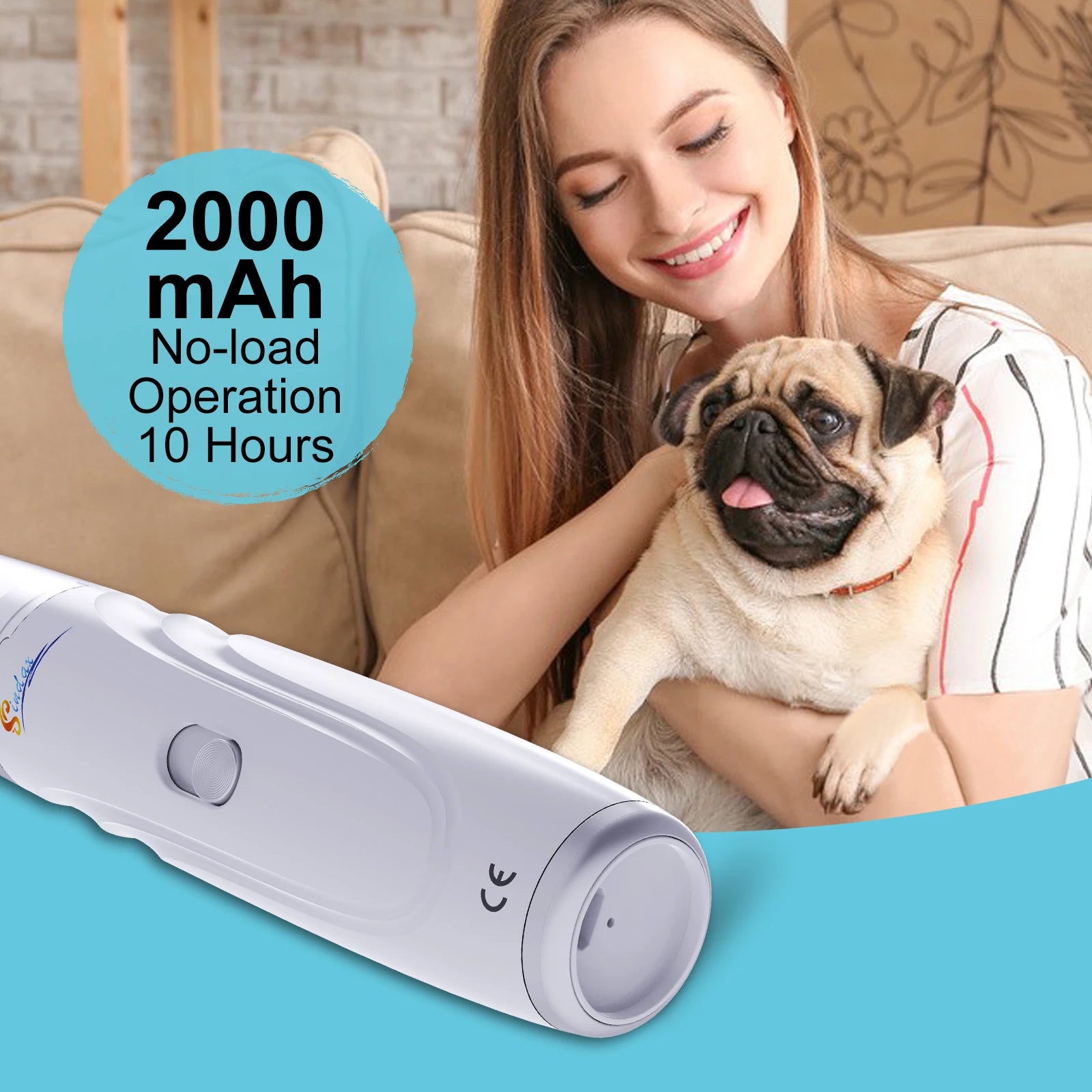 PawPerfect™ Rechargeable Dog Nail Grinder