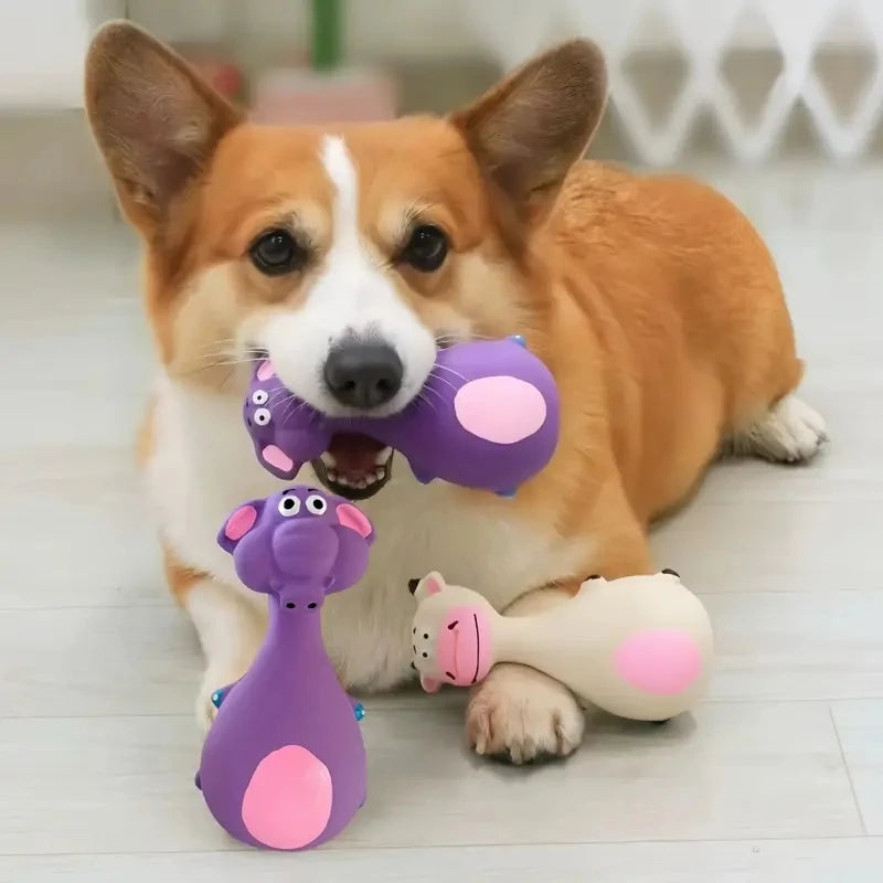 CloudRest™ Squeaky Rubber Dog Toy