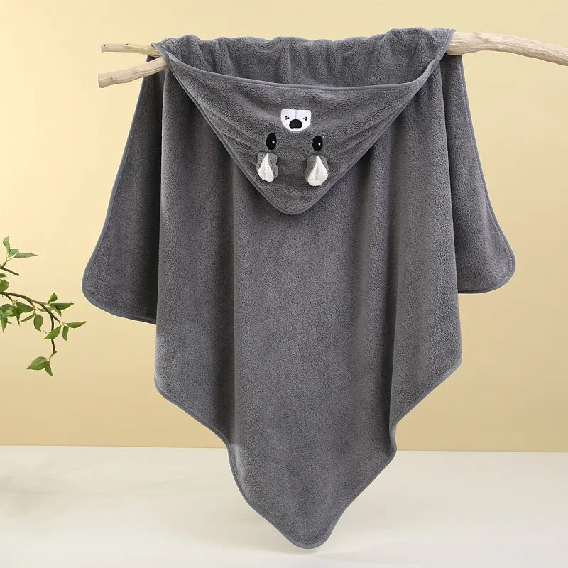 SnuggleWrap™ Hooded Baby Bath Towel