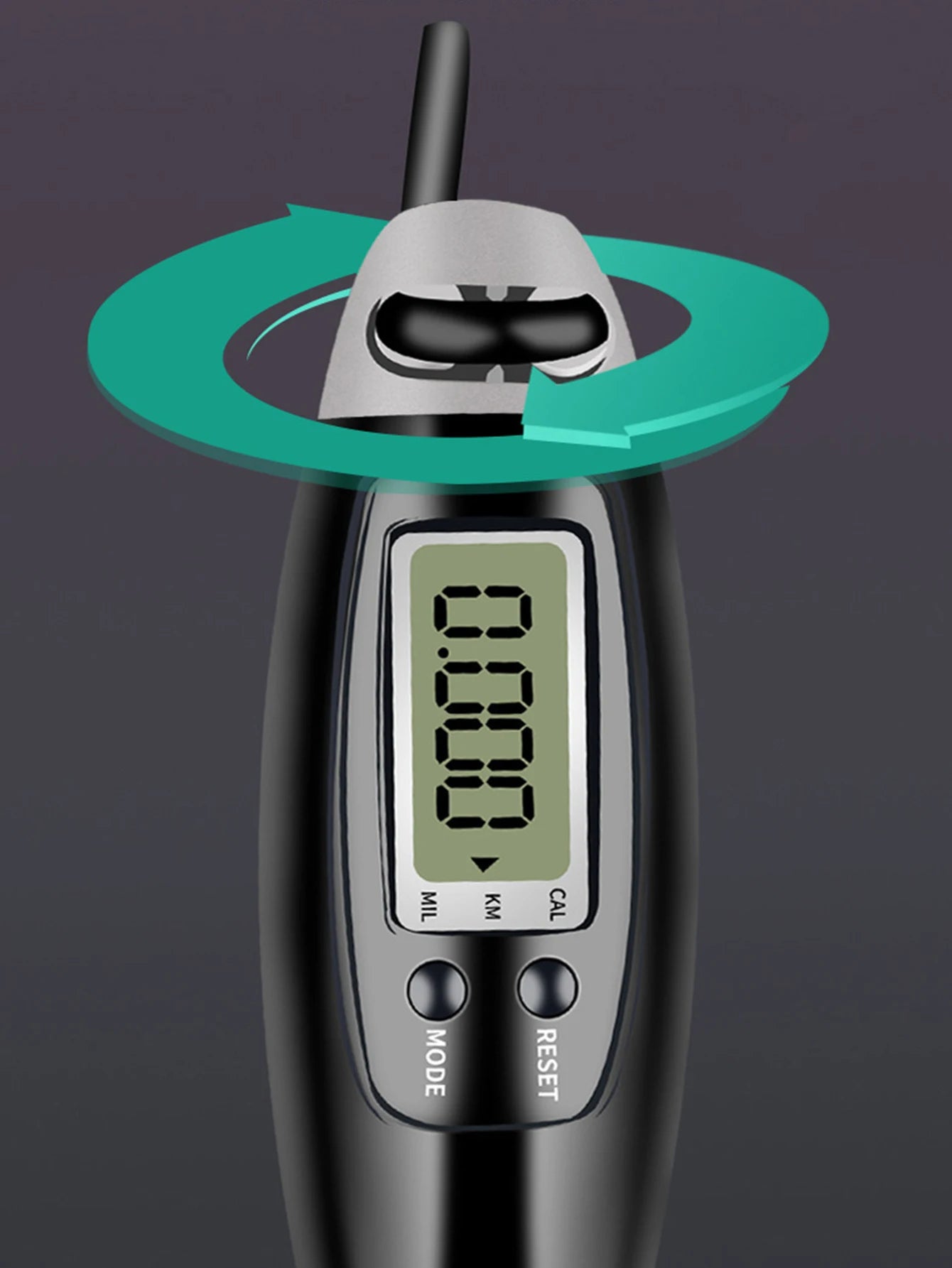 2-in-1 Smart Digital Jump Rope with LCD Counter