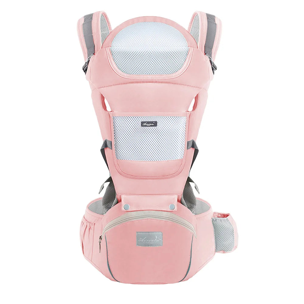 Ergonomic Baby Carrier with Hip Seat – Front Facing & Travel Backpack (0-2 Years)
