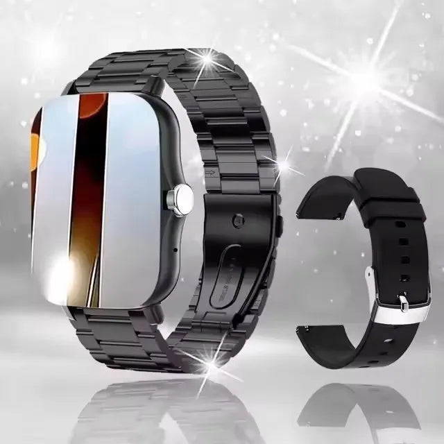 1.83" Waterproof Smart Watch for Men & Women – Bluetooth Call, Message Reply, Heart Rate & Sleep Monitor, Fitness Tracker with Pedometer for iPhone & Android