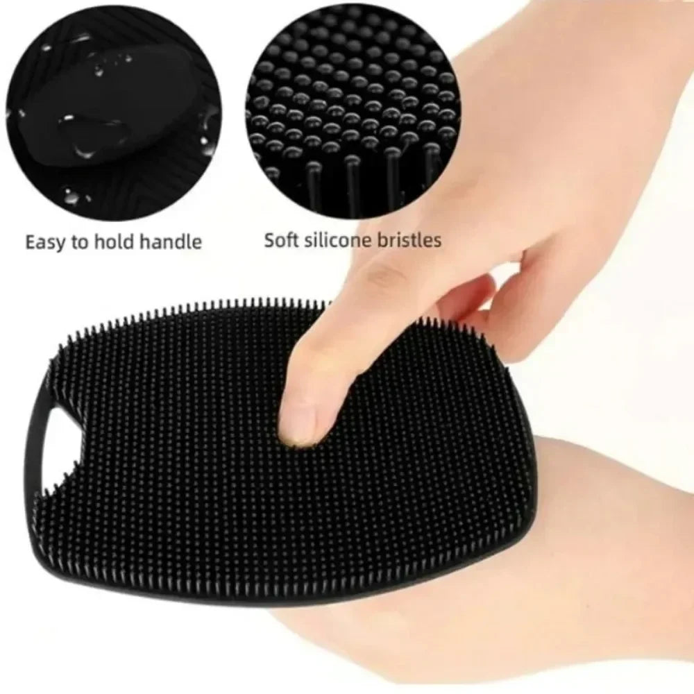 Soft Silicone Body Cleansing Brush – Exfoliating Shower Scrub & Massage Tool for Deep Cleansing & Skin Renewal