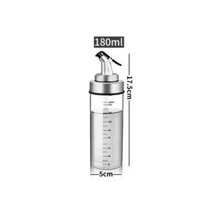 Glass Oil & Vinegar Dispenser Bottles – Leak-Proof Pourers for Cooking Oil, Sauce & Seasoning (Multiple Sizes)