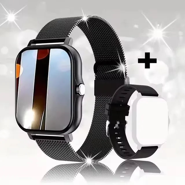 1.83" Waterproof Smart Watch for Men & Women – Bluetooth Call, Message Reply, Heart Rate & Sleep Monitor, Fitness Tracker with Pedometer for iPhone & Android