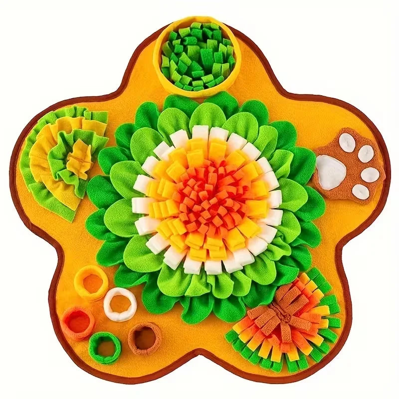 PawGenius™ Interactive Snuffle Mat & Slow Feeder