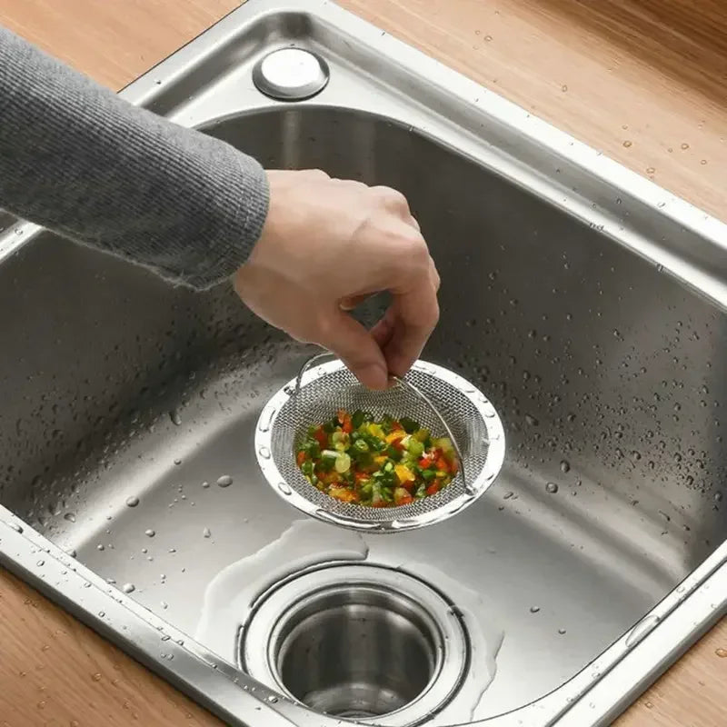 Stainless Steel Sink Strainer – Food & Hair Catcher