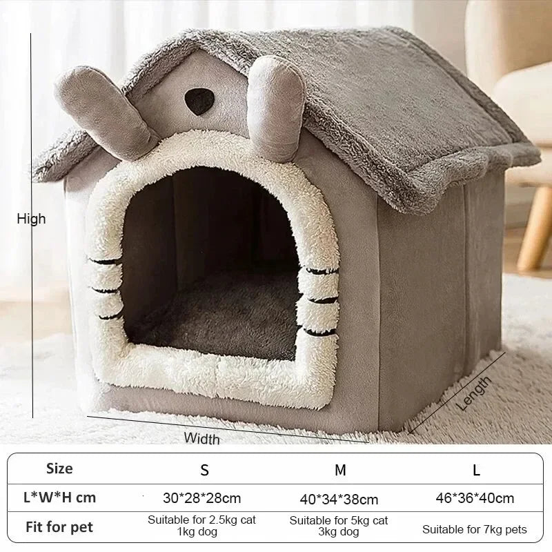 SnugglePaws™ Cozy Pet House Bed