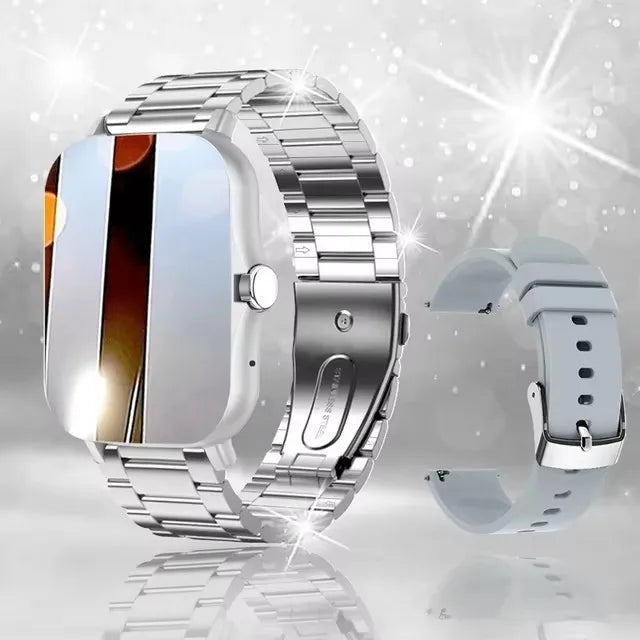 1.83" Waterproof Smart Watch for Men & Women – Bluetooth Call, Message Reply, Heart Rate & Sleep Monitor, Fitness Tracker with Pedometer for iPhone & Android
