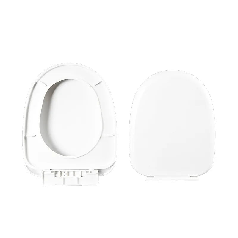 Universal Slow-Close Toilet Seat - O-Shape or U-Shape, Quick-Release Silent Soft Close Lid