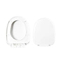 Universal Slow-Close Toilet Seat - O-Shape or U-Shape, Quick-Release Silent Soft Close Lid