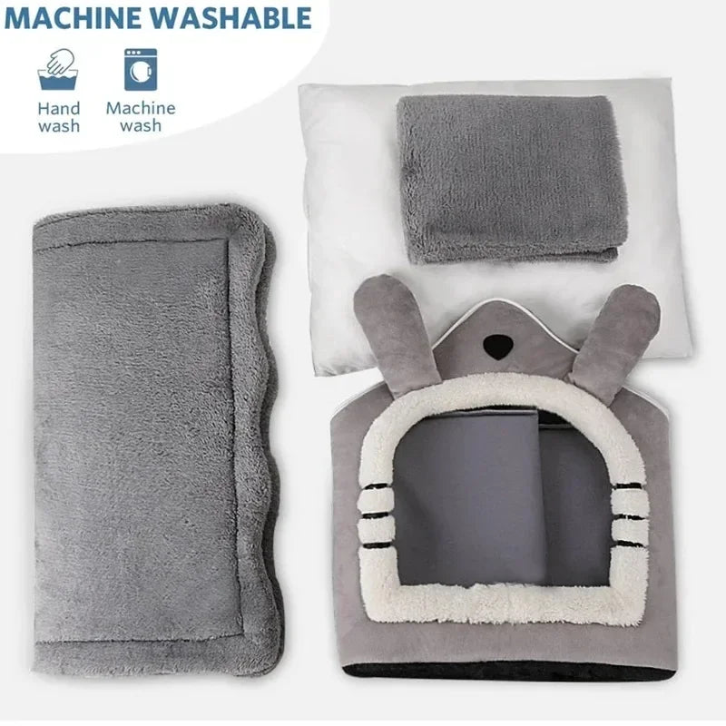 SnugglePaws™ Cozy Pet House Bed