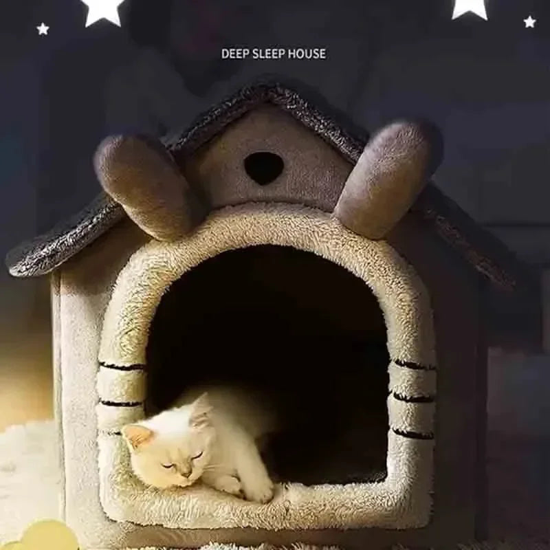 SnugglePaws™ Cozy Pet House Bed