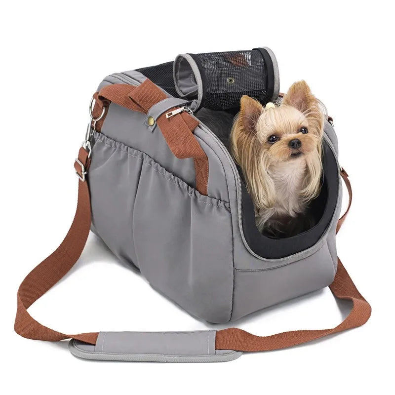 Portable 3-in-1 Pet Travel Carrier & Car Seat – Soft-Sided Portable Dog & Cat Travel Bag