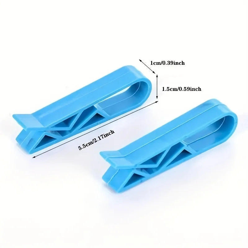 10 Non-Slip Trash Bag Holder Clips – Reusable Garbage Bag Clips for Kitchen, Bathroom & Office Bins
