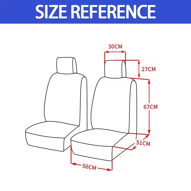 DriveStyle™ Premium Front Seat Covers - Universal Fit for Cars, SUVs & Trucks