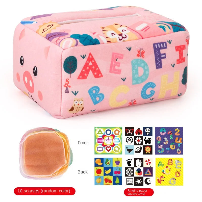 SensoryFun™ Montessori Tissue Box Toy