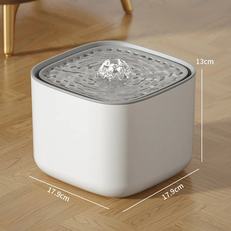 3L Automatic Cat Water Fountain - USB Quiet Pet Water Dispenser with Filter, Large Capacity