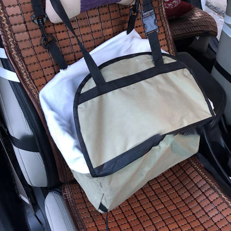 Portable Foldable Pet Car Seat & Travel Carrier for Small Dogs & Cats