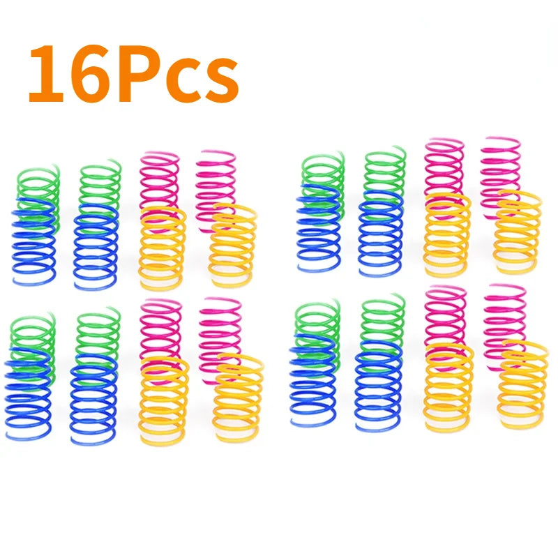 Interactive Cat Spring Toy Set (4–20 Pieces)