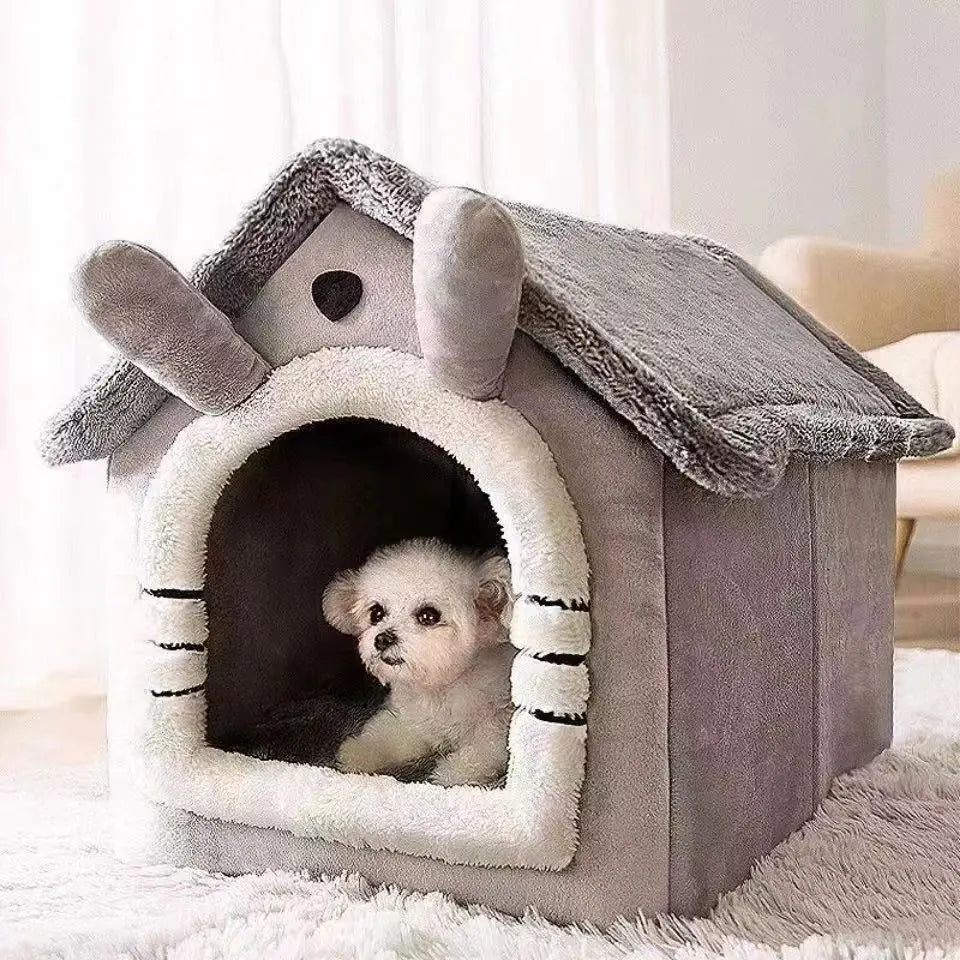 SnugglePaws™ Cozy Pet House Bed