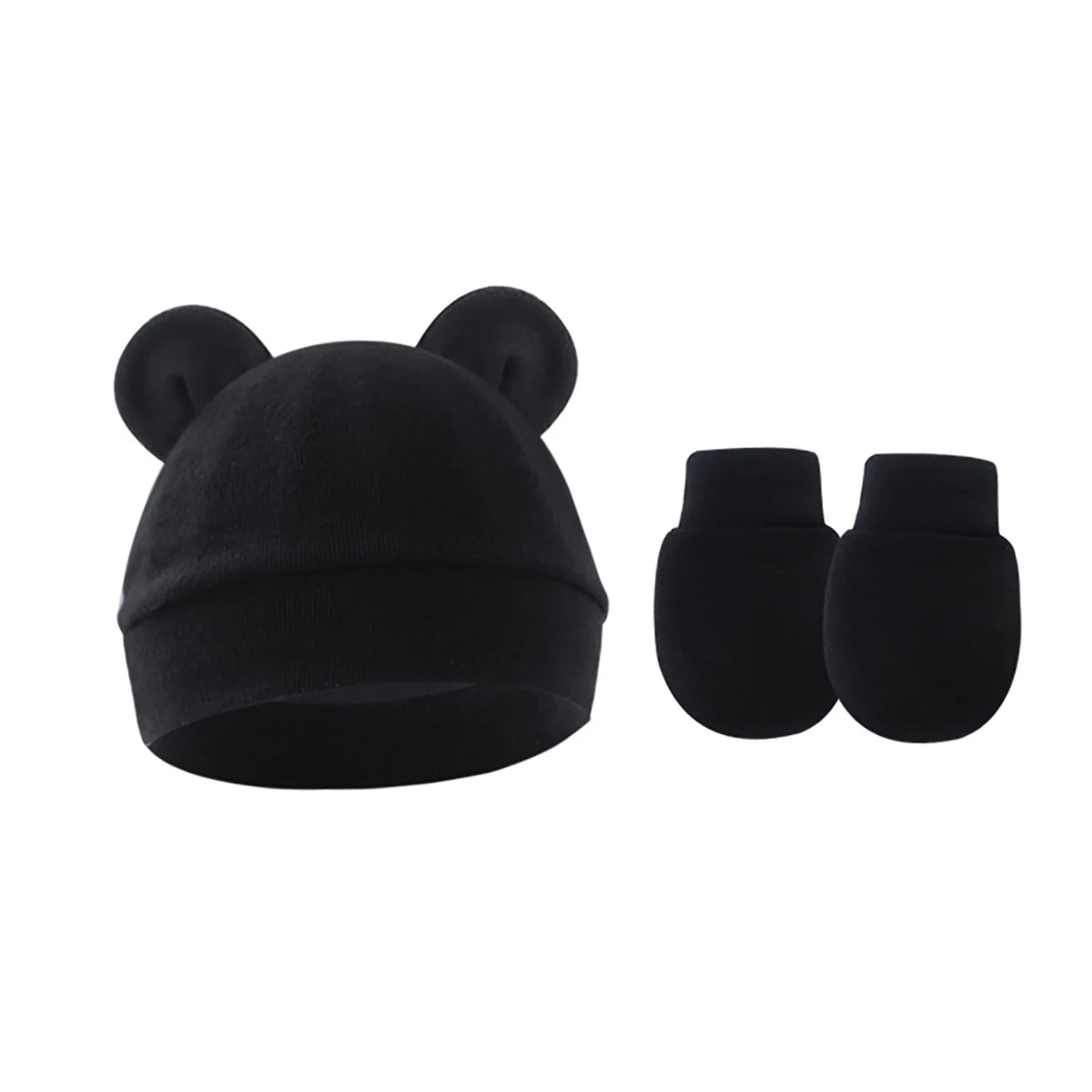 Cute Bear Ears Baby Beanie Hat – Soft Cotton Infant Cap 0-12 Months