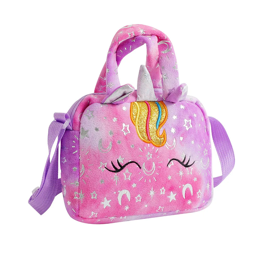 Unicorn Crossbody Bag for Girls - Kids Shoulder Purse Handbag
