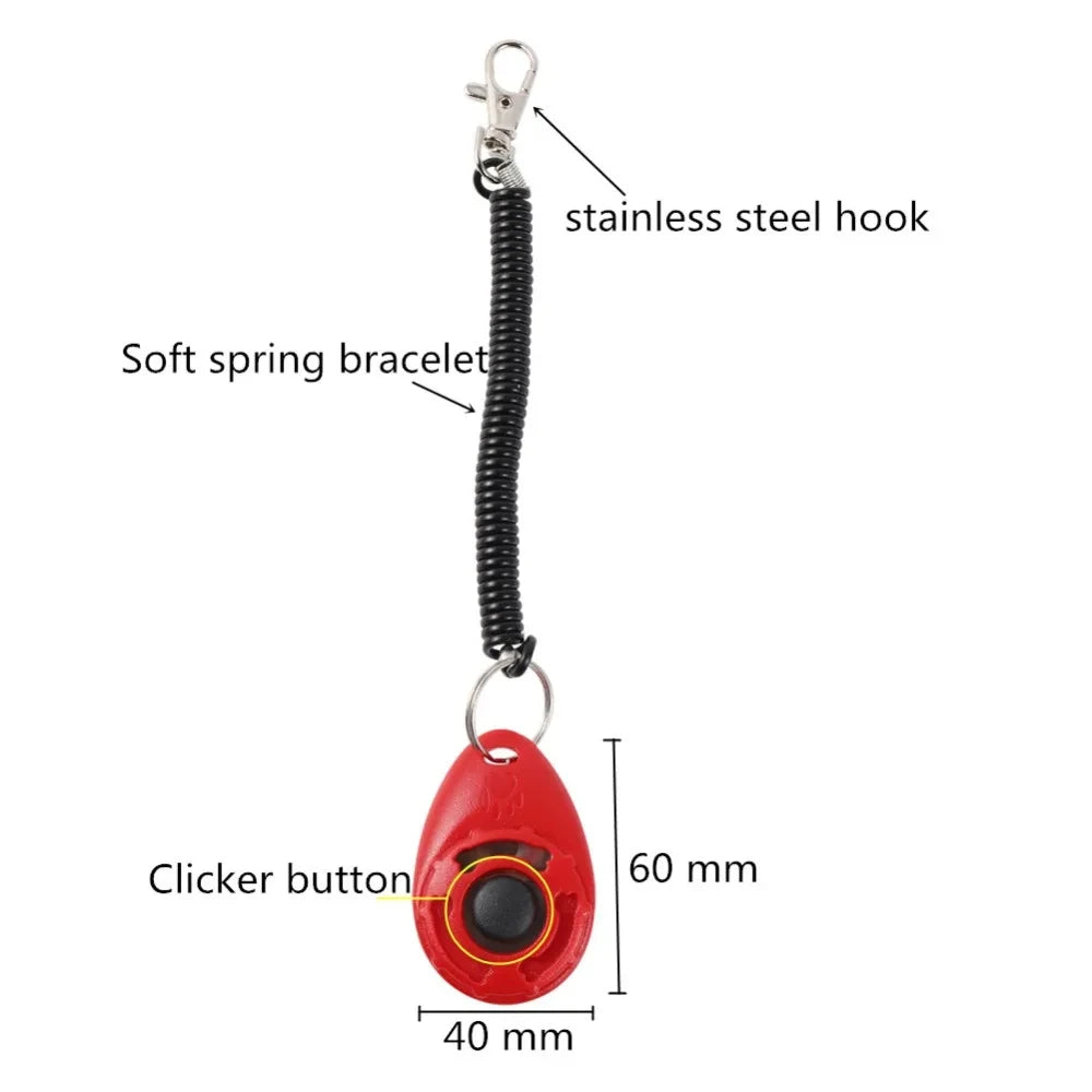 Pet Training Clicker with Wrist Strap – Dog & Cat Behavior Training Tool