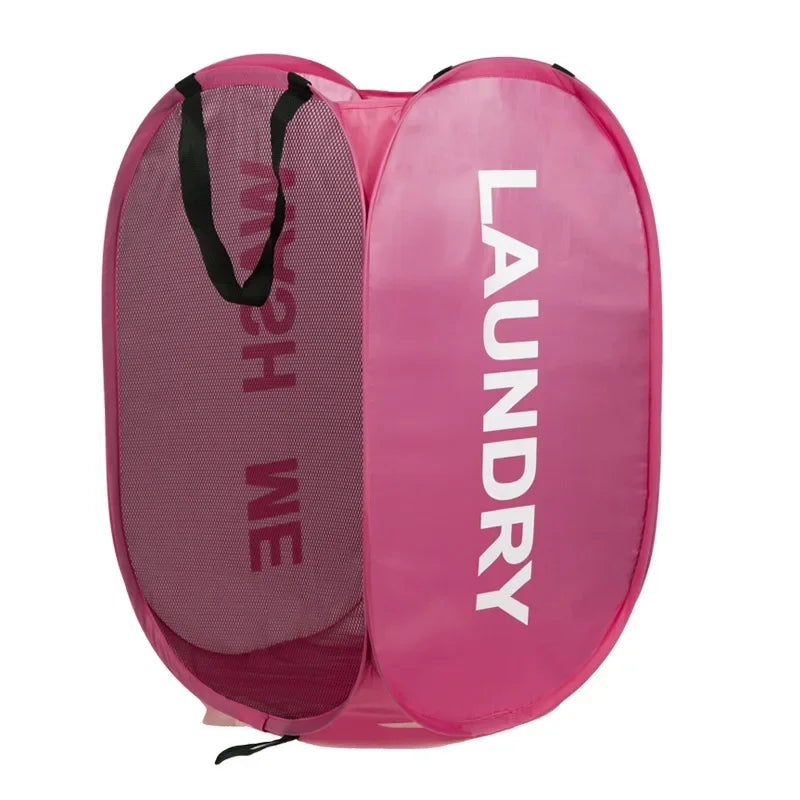 Collapsible Mesh Laundry Hamper