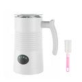 4-in-1 Electric Milk Frother – Automatic Hot & Cold Foam Maker for Coffee, Cappuccino, Latte & More | Rotary Whisk Milk Steamer